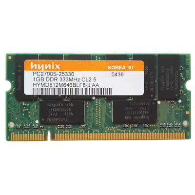 HYNIX PC2700S-25330 1GB DDR 333MHZ CL2.5