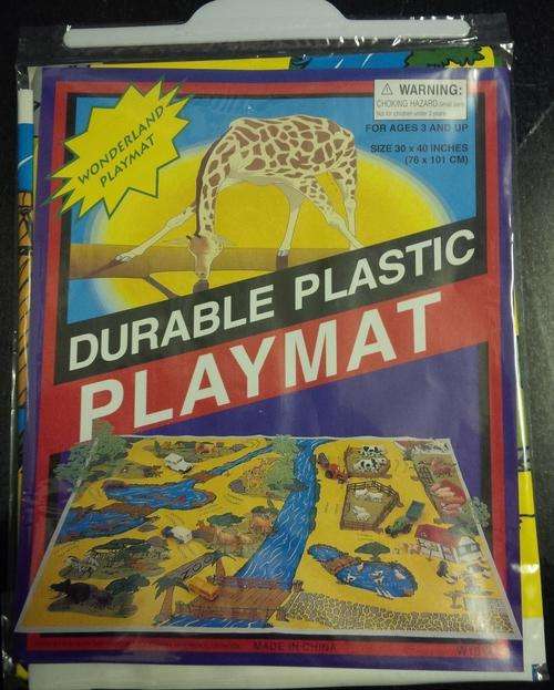 [5 ON AUCTION] LARGE DURABLE PLAYMAT (WONDERLAND THEME) 76X101CM