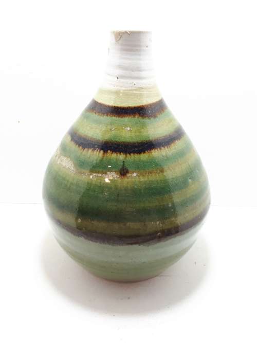 Green Pottery Vase