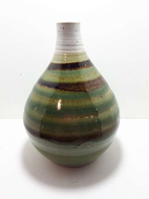 Green Pottery Vase