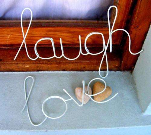 Wholesale Wire Words Small - '15cm' high.  10 pieces! Re-sell and make 100% + profit.