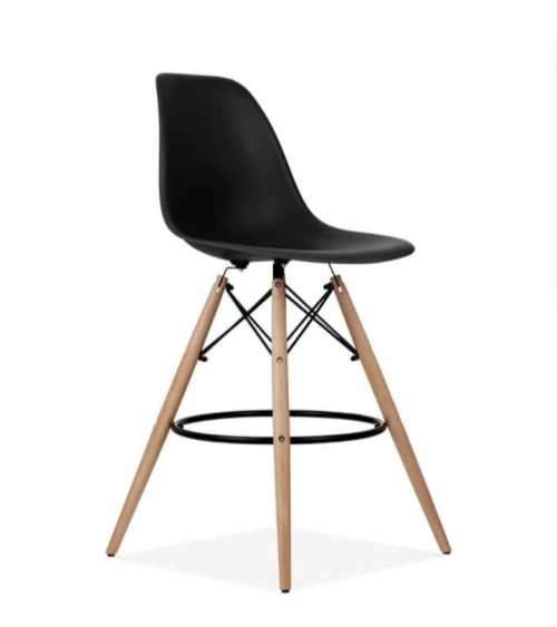 wooden leg bar stool