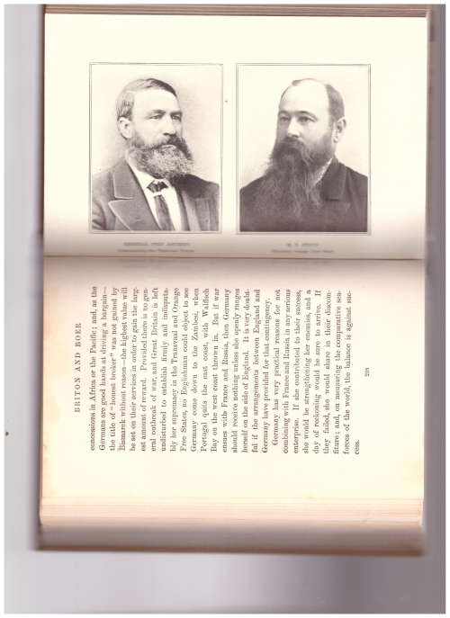BRITON & BOER: BOTH SIDES OF THE SOUTH AFRICAN QUESTION, 1 ST ED. 1900