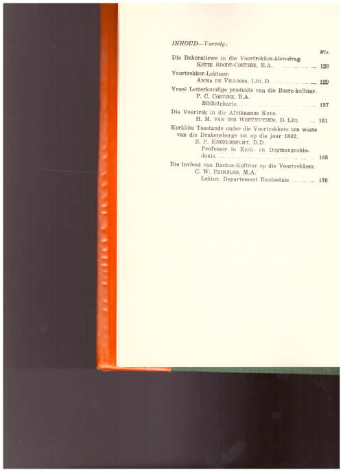 VOORTREKKER-GEDENKBOEK VAN DIE UNIVERSITEIT VAN PRETORIA