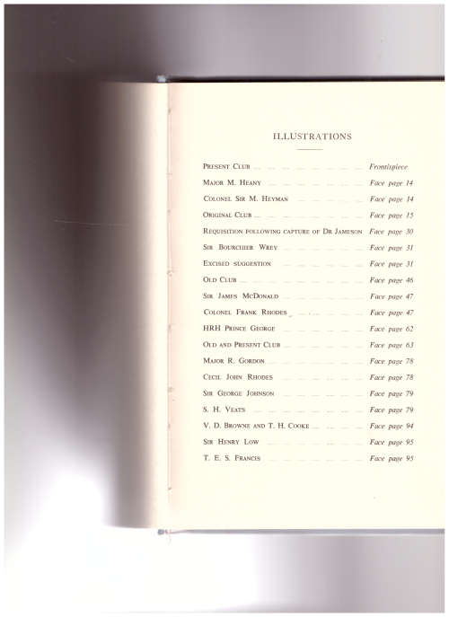 THE BULAWAYO CLUB by PETER GIBBS