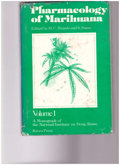 PHARMACOLOGY OF MARIHUANA 1 ST ED. 2 VOLUMES
