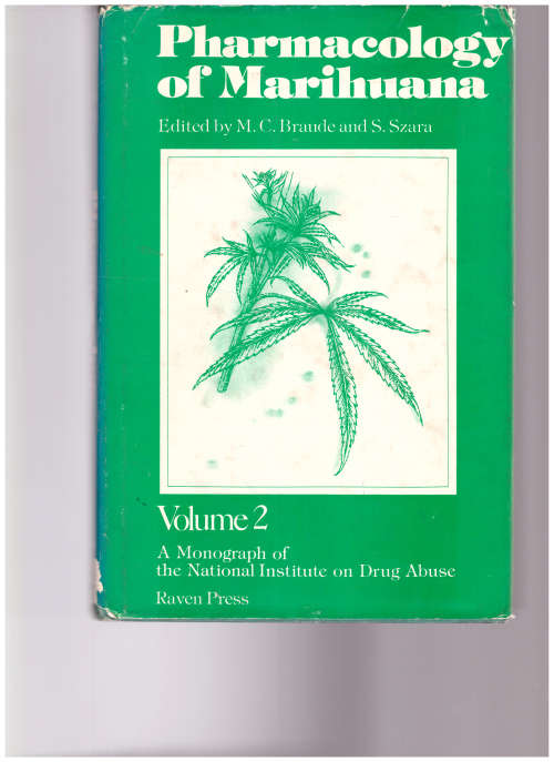 PHARMACOLOGY OF MARIHUANA 1 ST ED. 2 VOLUMES