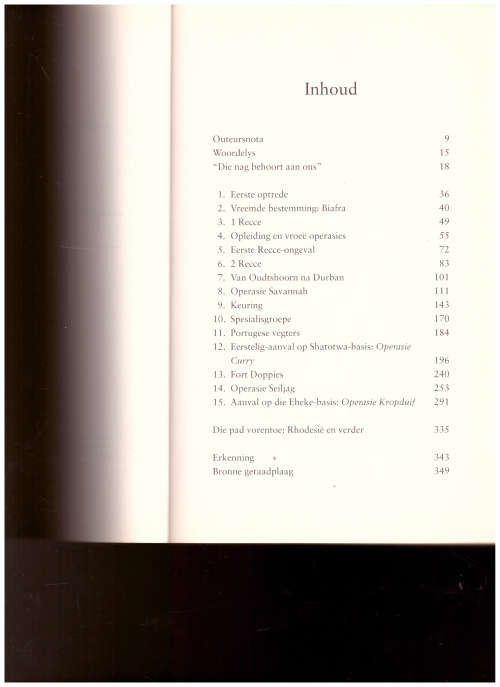 1 RECCE VOL. 1 DIE NAG BEHOORT AAN ONS