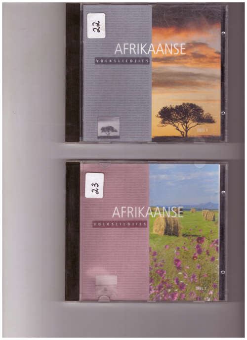 AFRIKAANSE VOLKSLIEDJIES DEEL 1 & 2, CD`S