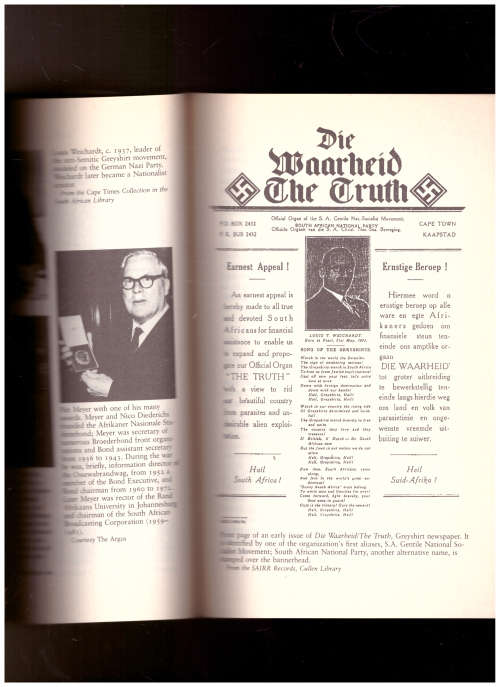 BETWEEN CROWN AND SWASTIKA: THE IMPACT OF THE RADICAL RIGHT ON THE AFRIKANER NATIONALIST MOVEMENT