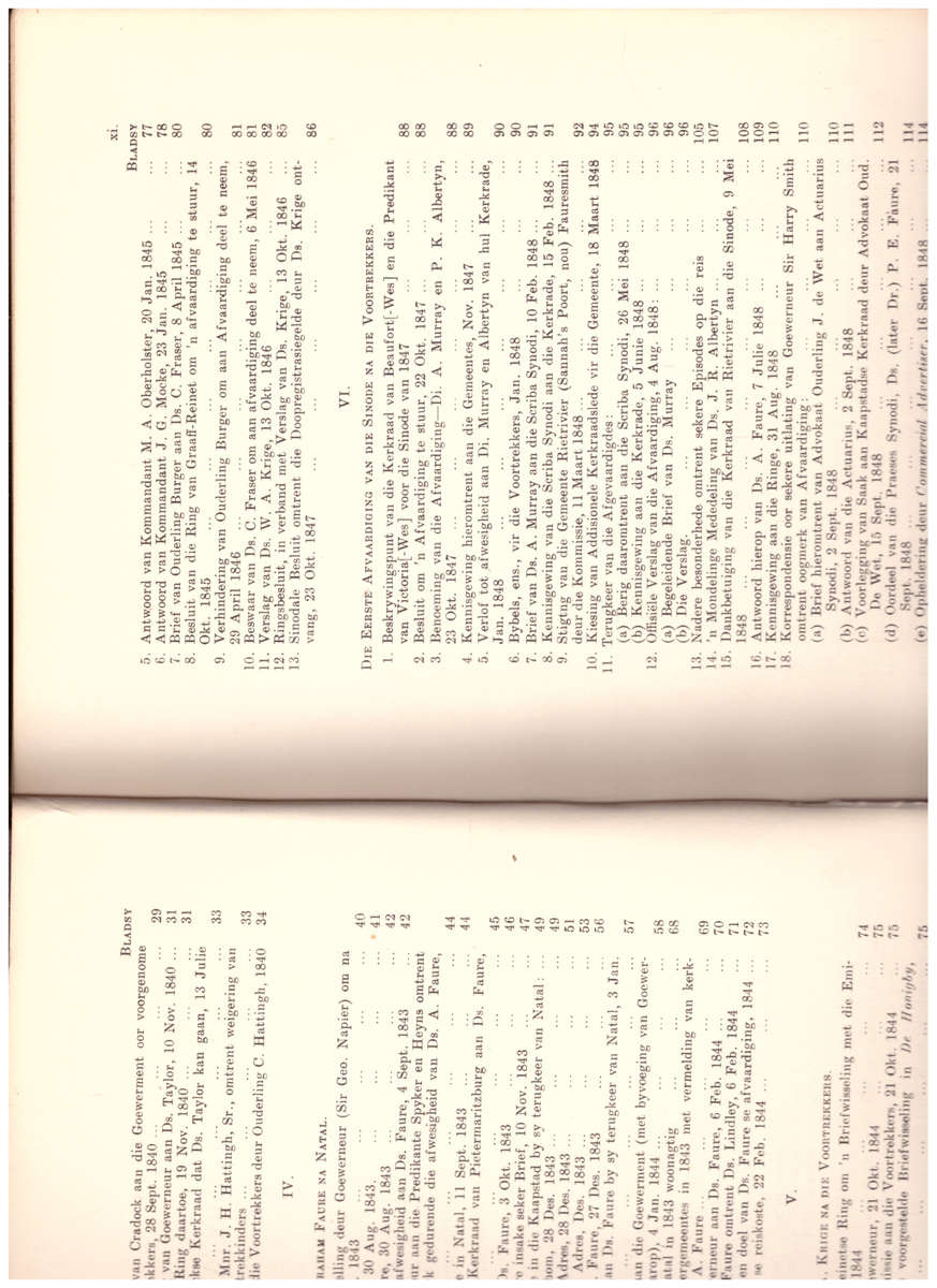 DIE KAAPSE KERK EN DIE GROOT TREK, 1 ste UITG. 1929