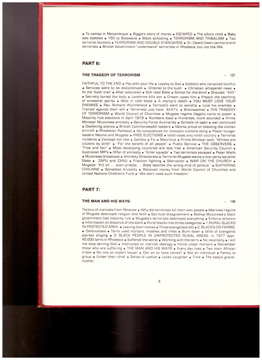 GOD`S MIRACLES Vs MARXIST TERRORISTS: TRUE STORY OF RHODESIAN AND SOUTH WEST AFRICAN WARS