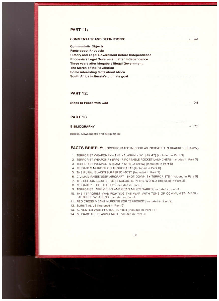 GOD`S MIRACLES Vs MARXIST TERRORISTS: TRUE STORY OF RHODESIAN AND SOUTH WEST AFRICAN WARS