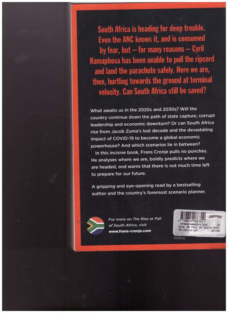 THE RISE AND FALL OF SOUTH AFRICA by FRANS CRONJE