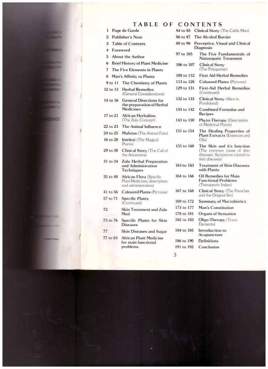 NATURA AFRICA, THE HERBALIST HANDBOOK, AFRICAN FLORA MEDICINAL PLANTS