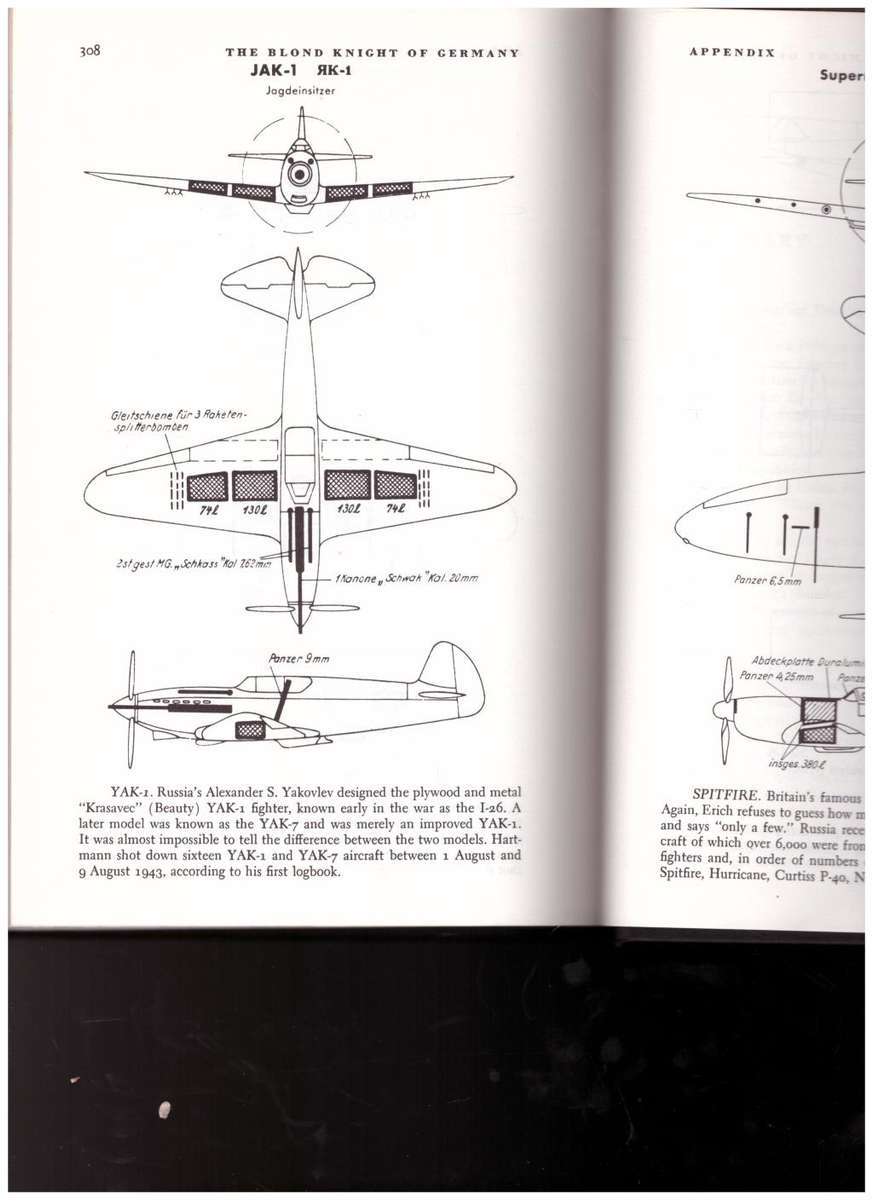 THE BLOND KNIGHT OF GERMANY by RAYMOND F TOLVER *SIGNED* 1 ST ED.