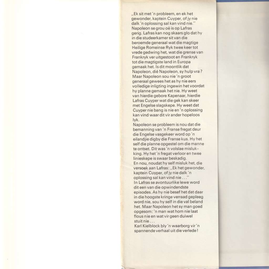 LAFRAS KUYPER IN FRANKRYK EN LAFRAS CUYPER KANONNIER deur KARL KIELBLOCK