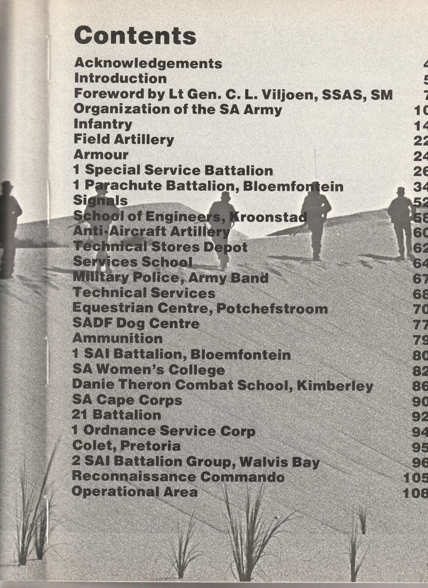 OUR SOUTH AFRICAN ARMY TODAY