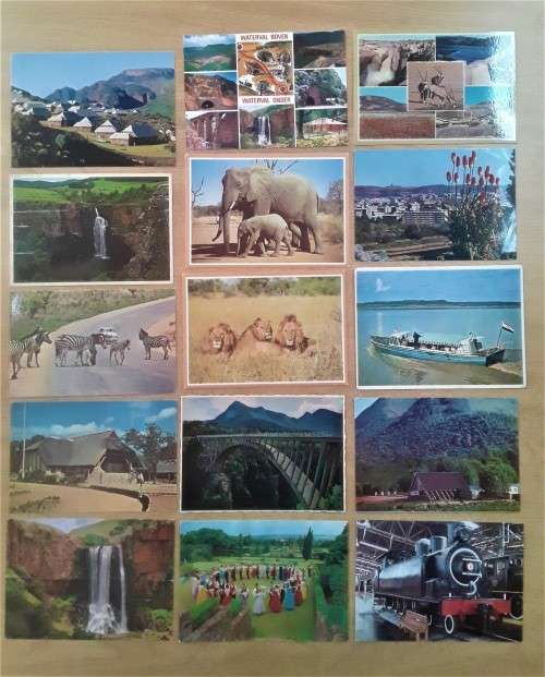 LOT OF 69 POST CARDS SOUTH AFRICA, SOUTHERN AFRICA AND EUROPE