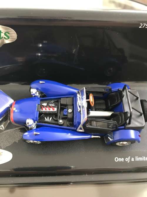 RARE! RARE! RARE! VITESSE 1/43 - 27501 LOTUS SUPER 7 MODEL CAR - DARK BLUE