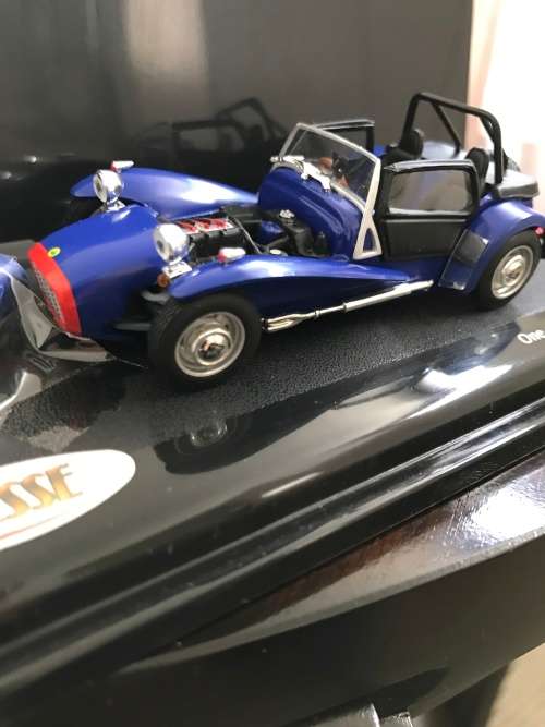RARE! RARE! RARE! VITESSE 1/43 - 27501 LOTUS SUPER 7 MODEL CAR - DARK BLUE