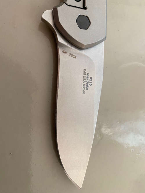 SALE!!! ZERO TOLERANCE 0220 ANZO COLAB KNIFE (AS NEW AND STUNNING!