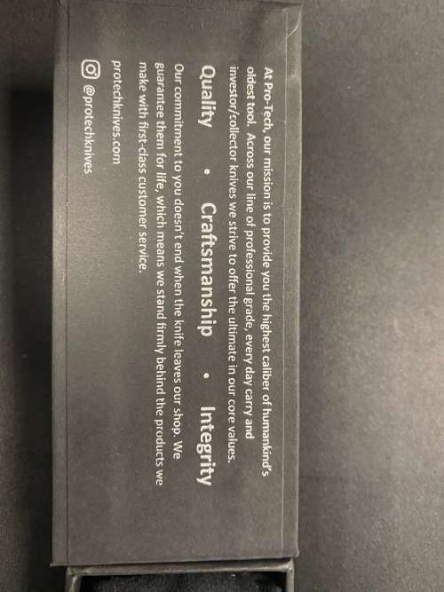 PROTECH TR-3 X1 SPECIAL OPS KNIFE - LIKE NEW - PRICE DROP!!