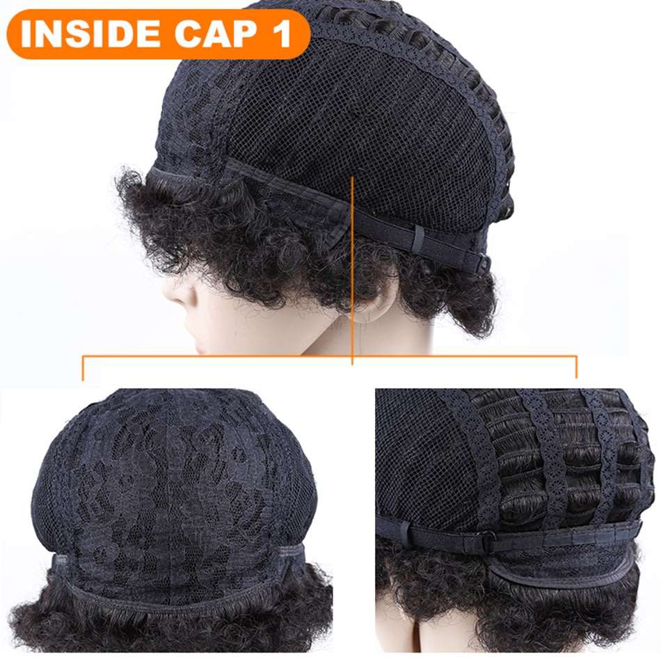 Human Hair Afro Curl Wig (2-4 days` delivery)