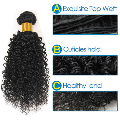 Virgin Hair Human Hair of Malaysian Hair Kinky Curl 300g