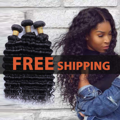 9A Brazilian/Peruvian Hair Deep Wave 3 bundles (FREE SHIPPING throughout SA)