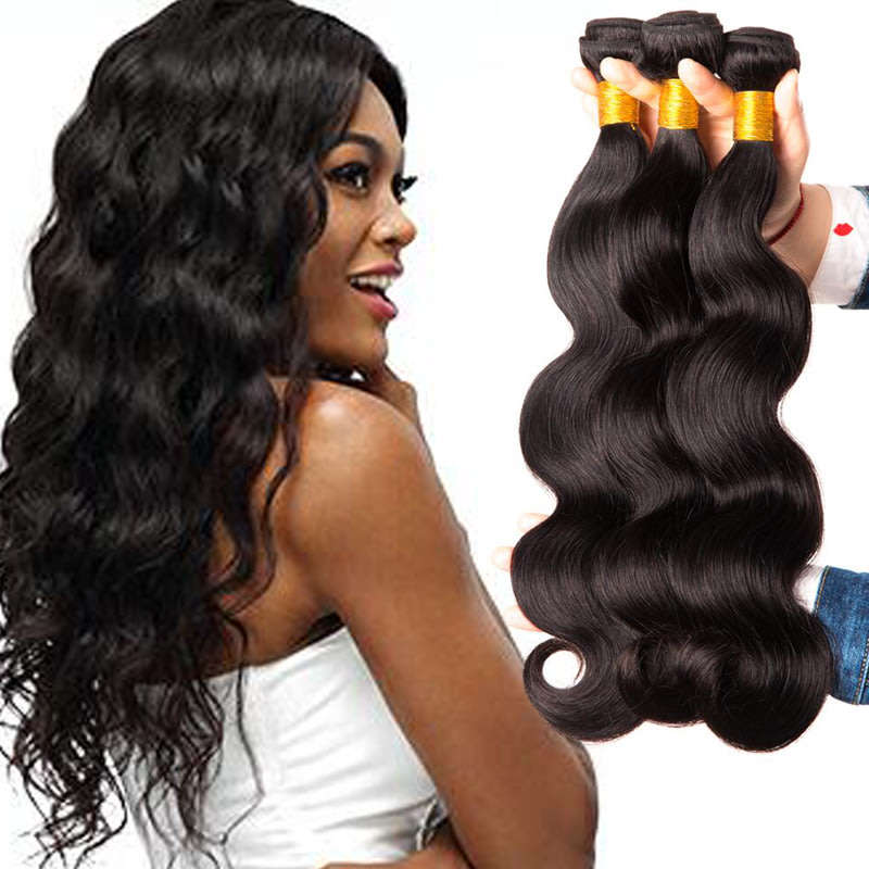 Heibuy Hair Brazilian/Peruvian/Malaysian Hair Body Wave 300g