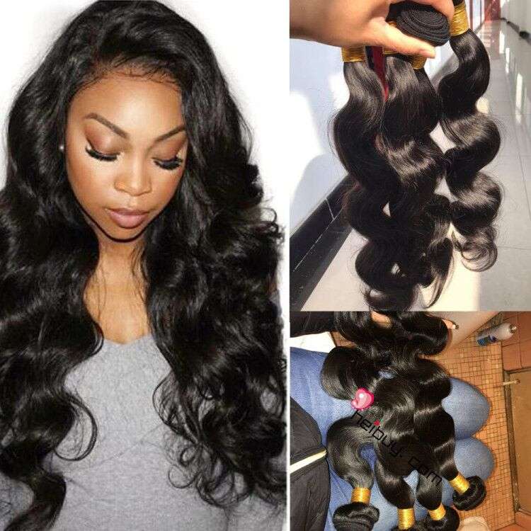 Heibuy Hair Brazilian/Peruvian/Malaysian Hair Body Wave 300g