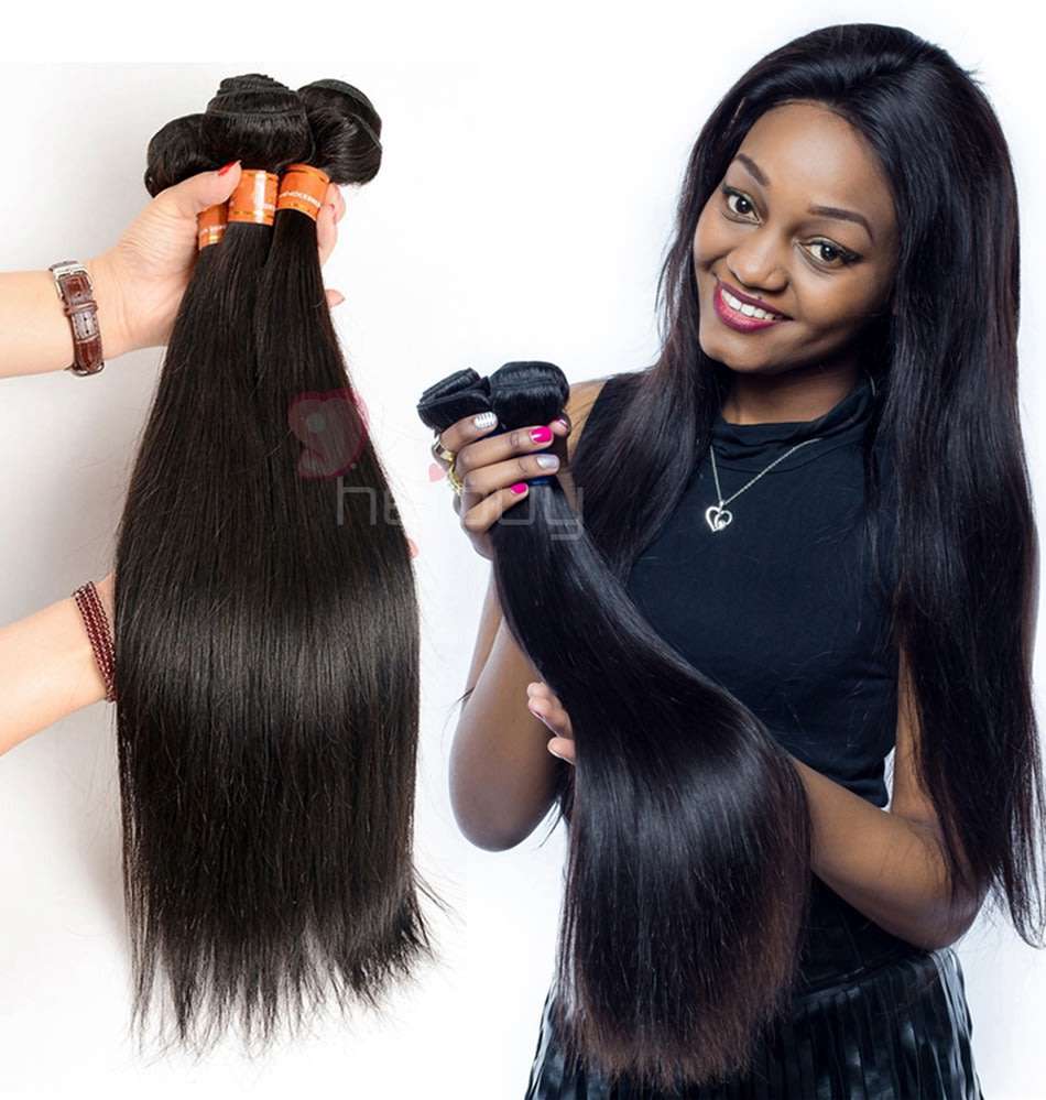 Virgin Hair Brazilian/Peruvian/Malaysian Hair 4 colors in stock 8"-30" (FREE SHIPPING)