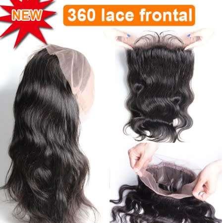 360 Lace Closure/Lace Frontal/ 360 Closure -BODY WAVE