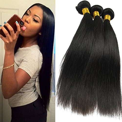 Brazilian /Peruvian Virgin Hair Straight 300g