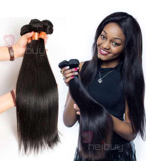 Brazilian Hair /Peruvian Hair /Malaysian  9A Virgin Hair Straight 300g ( 8"-30" in stock)