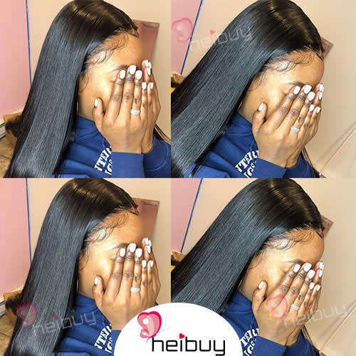 Brazilian Virgin Hair Straight 2 Bundles/200g with 13*4 Lace Frontal Closure Ear to Ear