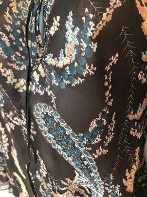 Oasis sheer longer length top or dress size 16