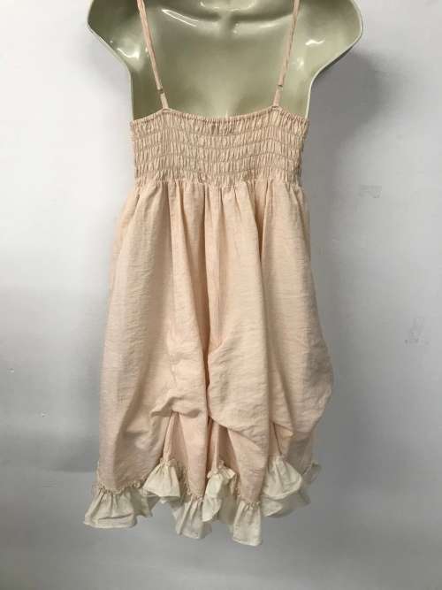 10 / 34 peaches and cream dress unusual hemline