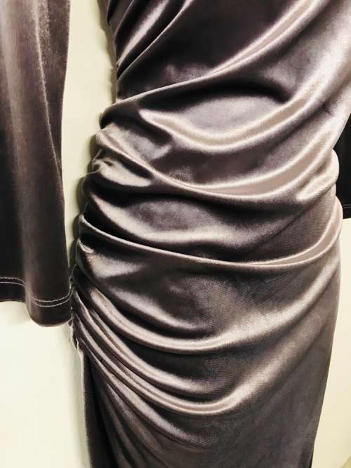 12 - 14 / 36 - 38 silver lilac elegant evening wear ladies dress