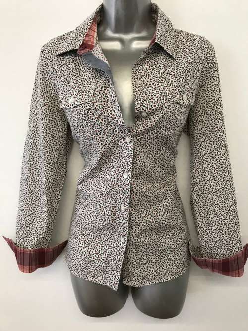 10 / 34 Tommy Hilfiger ladies shirt, blouse, long sleeve, with collar. Designer