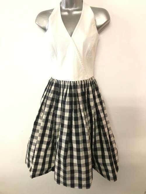 10 / 34 swing vintage look party halter neck dress