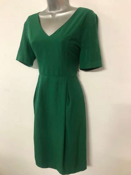 12 / 36 green triple seven vintage dress