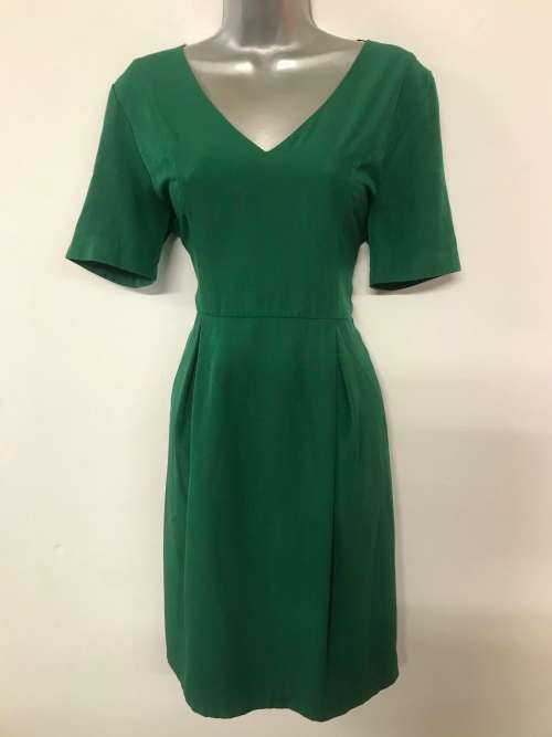 12 / 36 green triple seven vintage dress