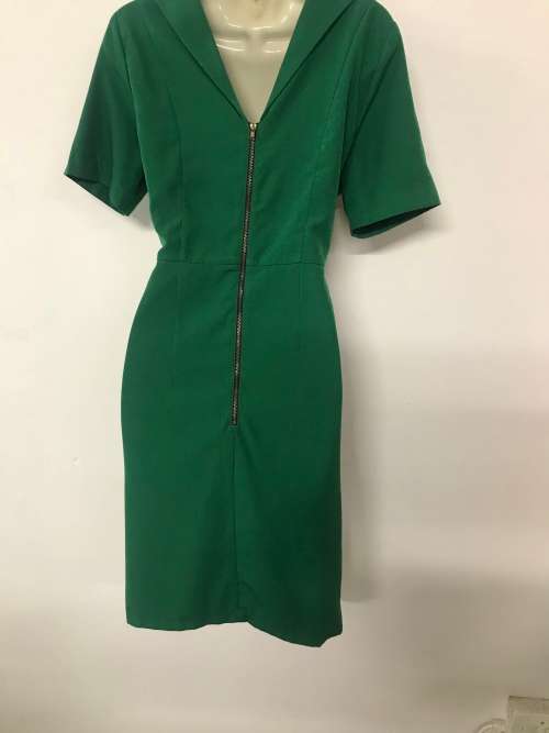 12 / 36 green triple seven vintage dress