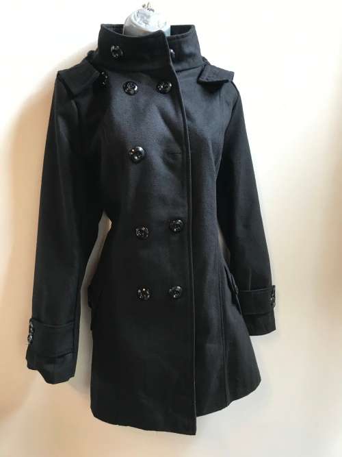 16 / 40 grey coat with hood