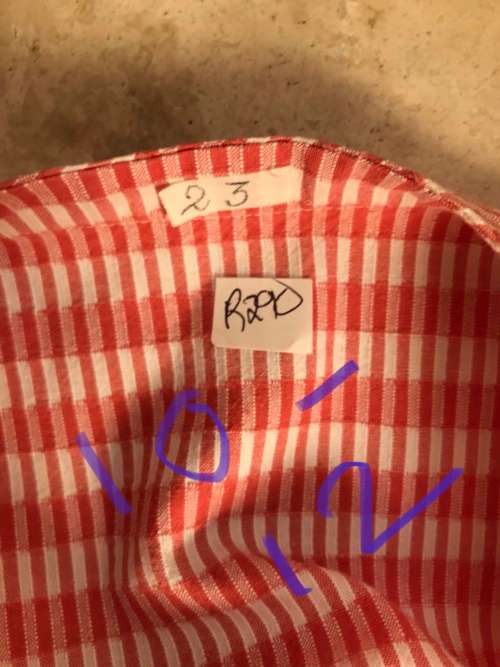 10 - 12 / 34 - 36 vintage red dress a-line