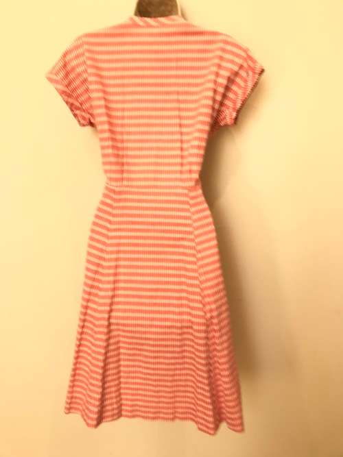 10 - 12 / 34 - 36 vintage red dress a-line