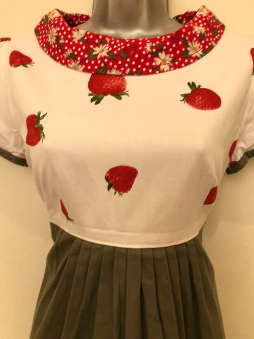 10 - 12 / 34 - 36 strawberrys and daisy's VINTAGE DRESS
