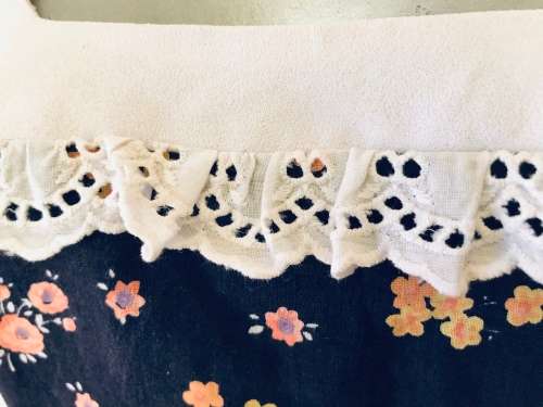 12 / 36 prairie dress with collar vintage designer is CORONET